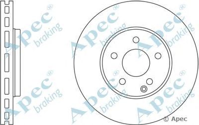 APEC BRAKING dsk2376 -  Тормозной диск